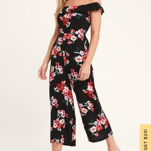 Lulus Floral Jumpsuit